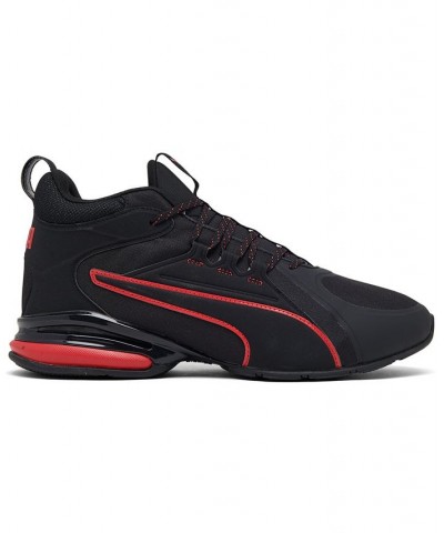 Men's Axelion Mid Training Sneakers Black $40.85 Shoes