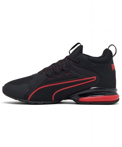 Men's Axelion Mid Training Sneakers Black $40.85 Shoes