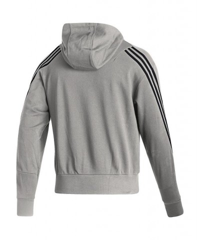 Men's Heathered Gray Nashville Predators Fashion Full-Zip Hoodie $26.10 Sweatshirt