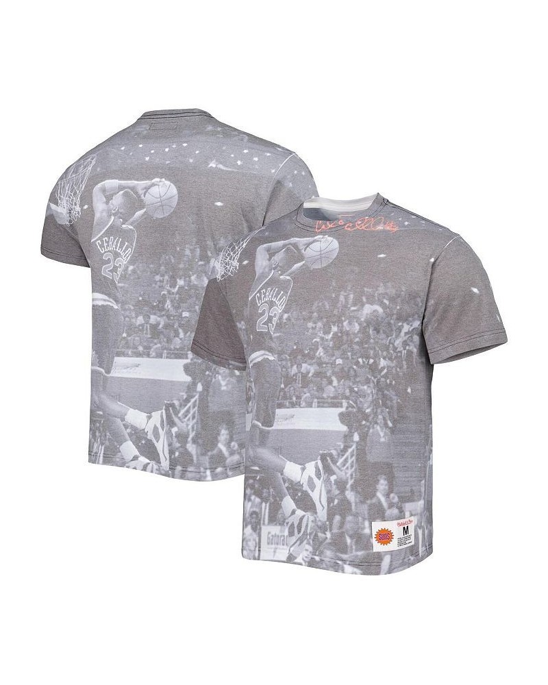 Men's Cedric Ceballos Gray Phoenix Suns Above The Rim Sublimated T-shirt $29.25 T-Shirts