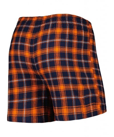 Men's Navy, Orange Houston Astros Ledger Flannel Boxers $15.75 Underwear