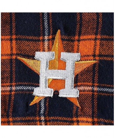 Men's Navy, Orange Houston Astros Ledger Flannel Boxers $15.75 Underwear