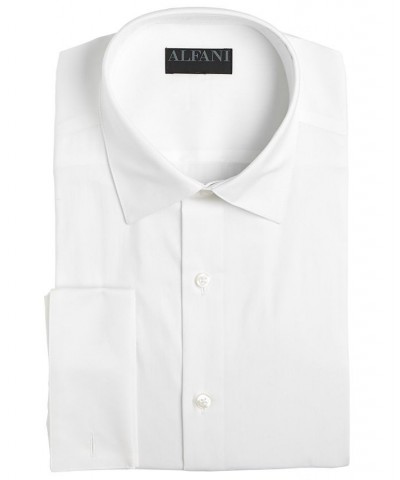 Alfani Men's Slim Fit 2-Way Stretch Performance French Cuff Dress Shirt White $15.18 Dress Shirts