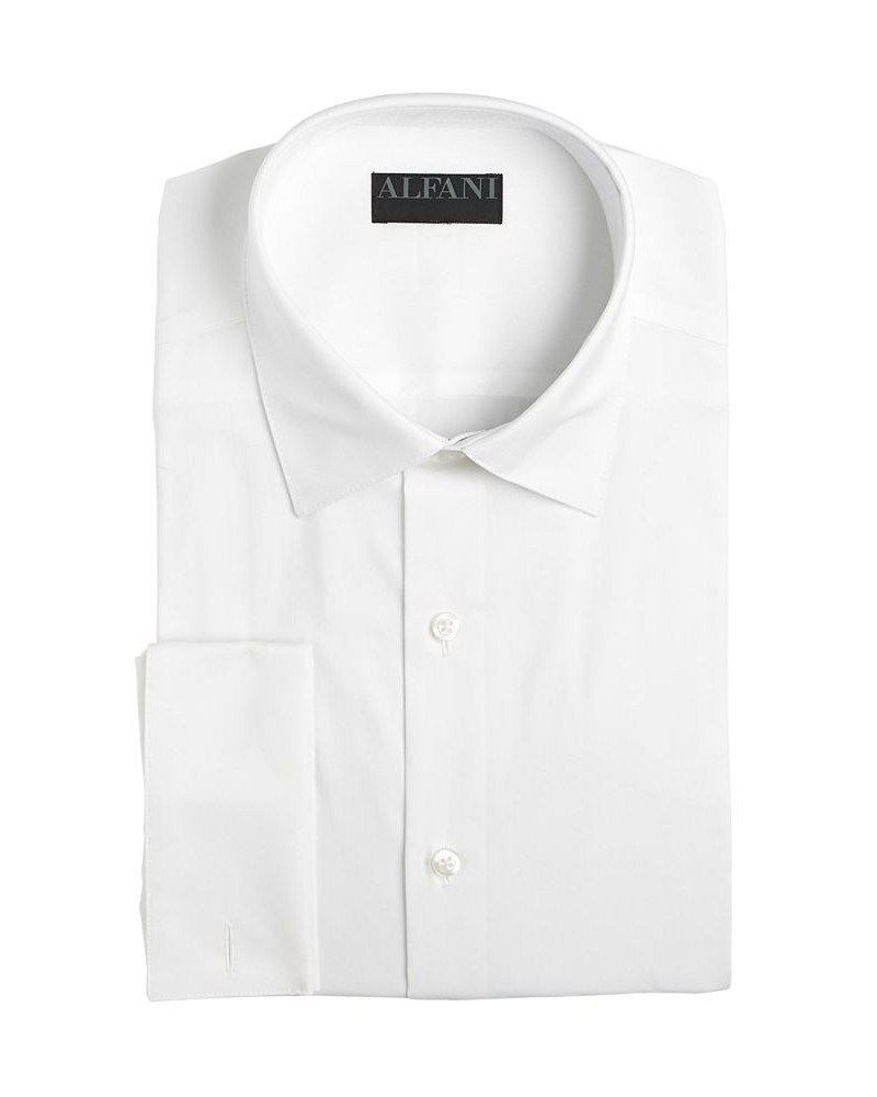 Alfani Men's Slim Fit 2-Way Stretch Performance French Cuff Dress Shirt White $15.18 Dress Shirts