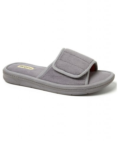 Men's Collin Terry Slide Slippers Gray $25.92 Shoes