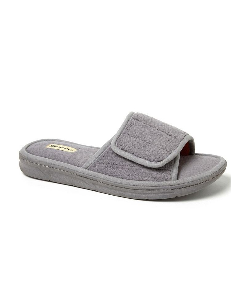 Men's Collin Terry Slide Slippers Gray $25.92 Shoes