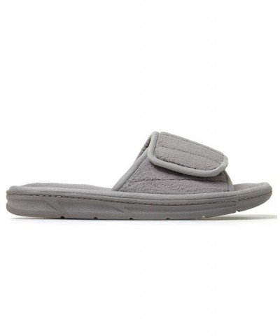 Men's Collin Terry Slide Slippers Gray $25.92 Shoes