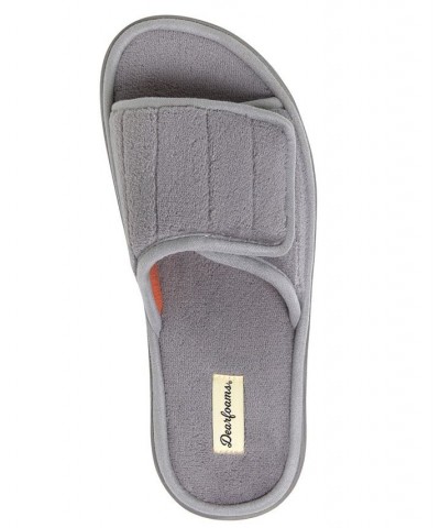 Men's Collin Terry Slide Slippers Gray $25.92 Shoes