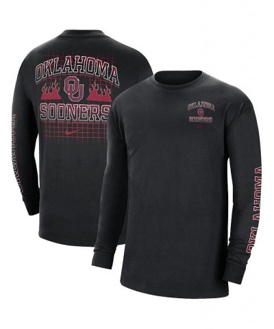 Men's Black Oklahoma Sooners Tour Max 90 Long Sleeve T-shirt $31.34 T-Shirts