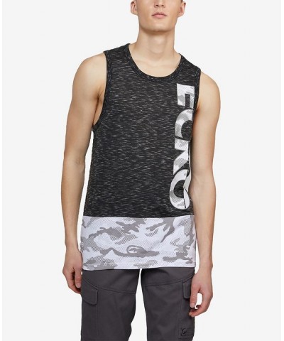 Men's Camo Bib Tank Top Black $22.08 T-Shirts