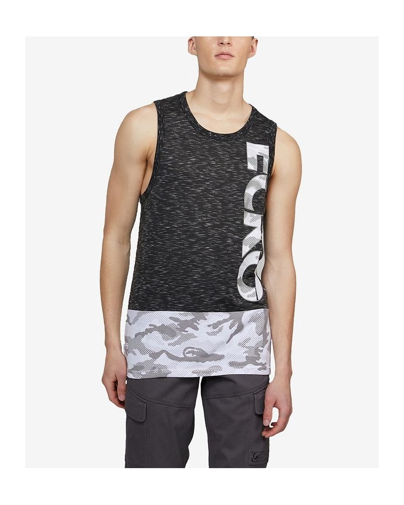 Men's Camo Bib Tank Top Black $22.08 T-Shirts