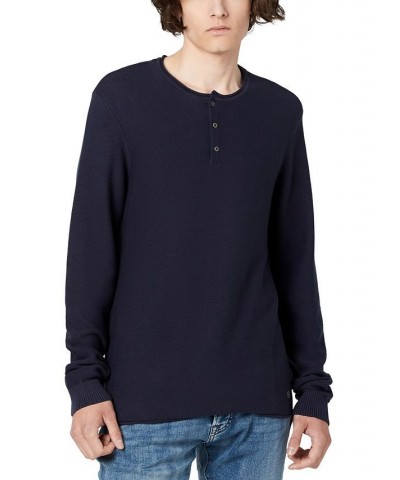 Men's Wamill Long Sleeves Henley Sweater PD03 $20.04 Sweaters
