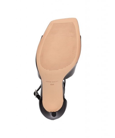 Women's Tulah Ankle Strap Sandals Black $35.70 Shoes