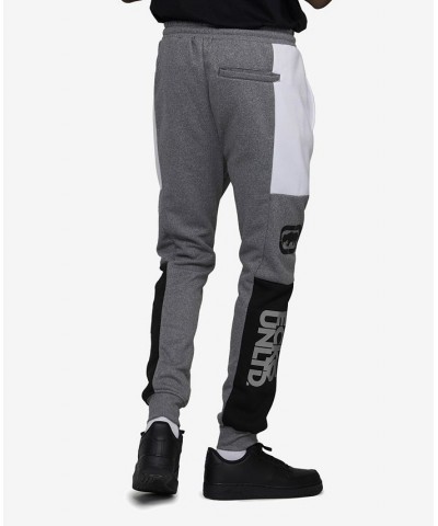 Men's Color Block In and Out Fleece Joggers Gray $31.96 Pants