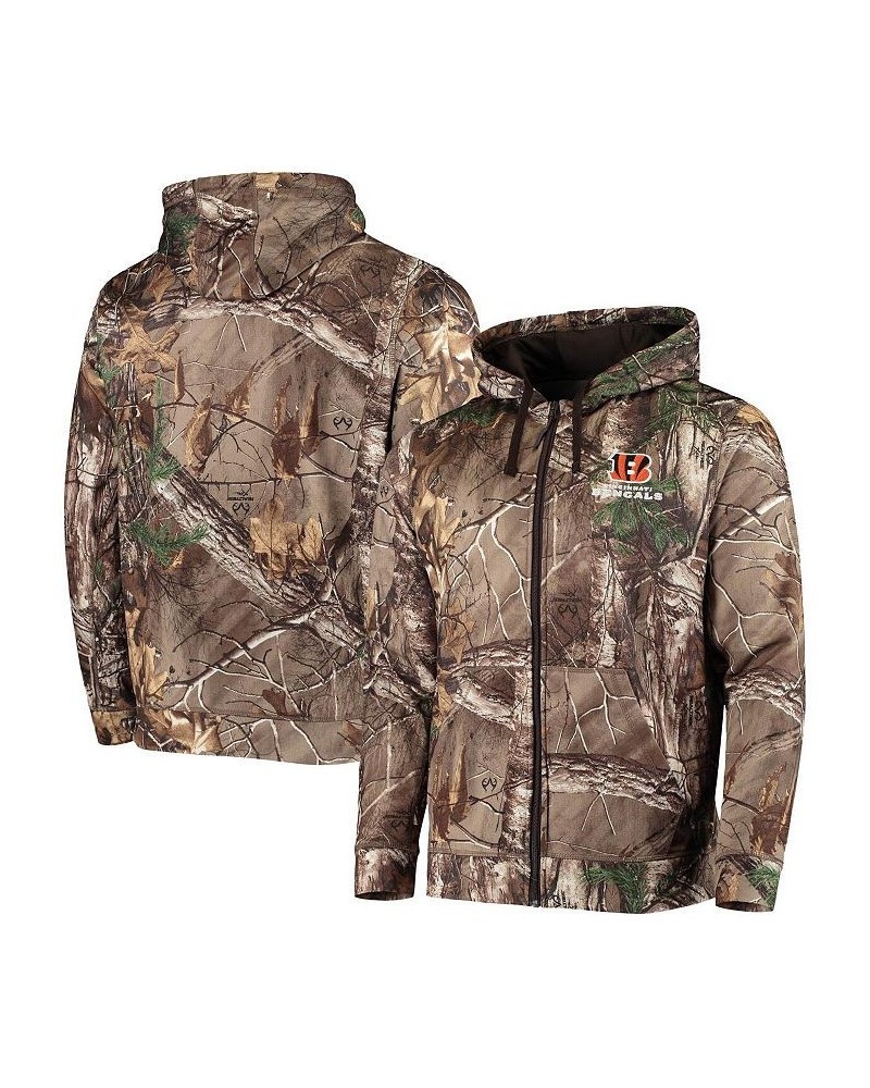 Men's Realtree Camo Cincinnati Bengals Trophy Tech Fleece Full-Zip Hoodie $35.26 Sweatshirt