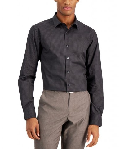 Men's Slim Fit Houndstooth Dress Shirt Multi $11.89 Dress Shirts