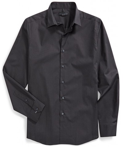 Men's Slim Fit Houndstooth Dress Shirt Multi $11.89 Dress Shirts