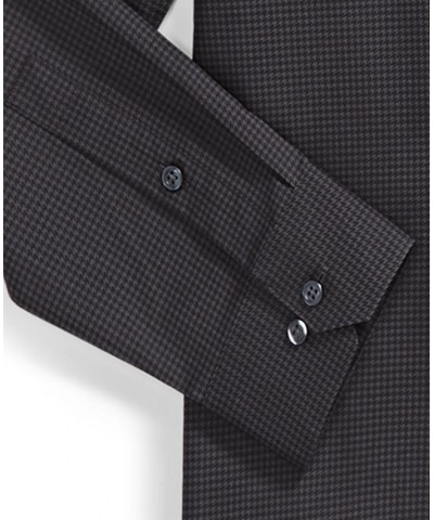 Men's Slim Fit Houndstooth Dress Shirt Multi $11.89 Dress Shirts