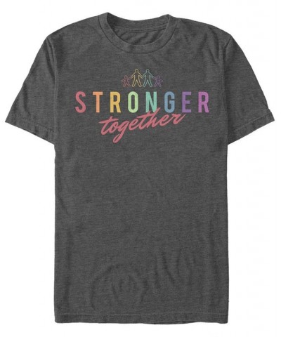 Men's Strong Family Short Sleeve Crew T-shirt Gray $20.99 T-Shirts