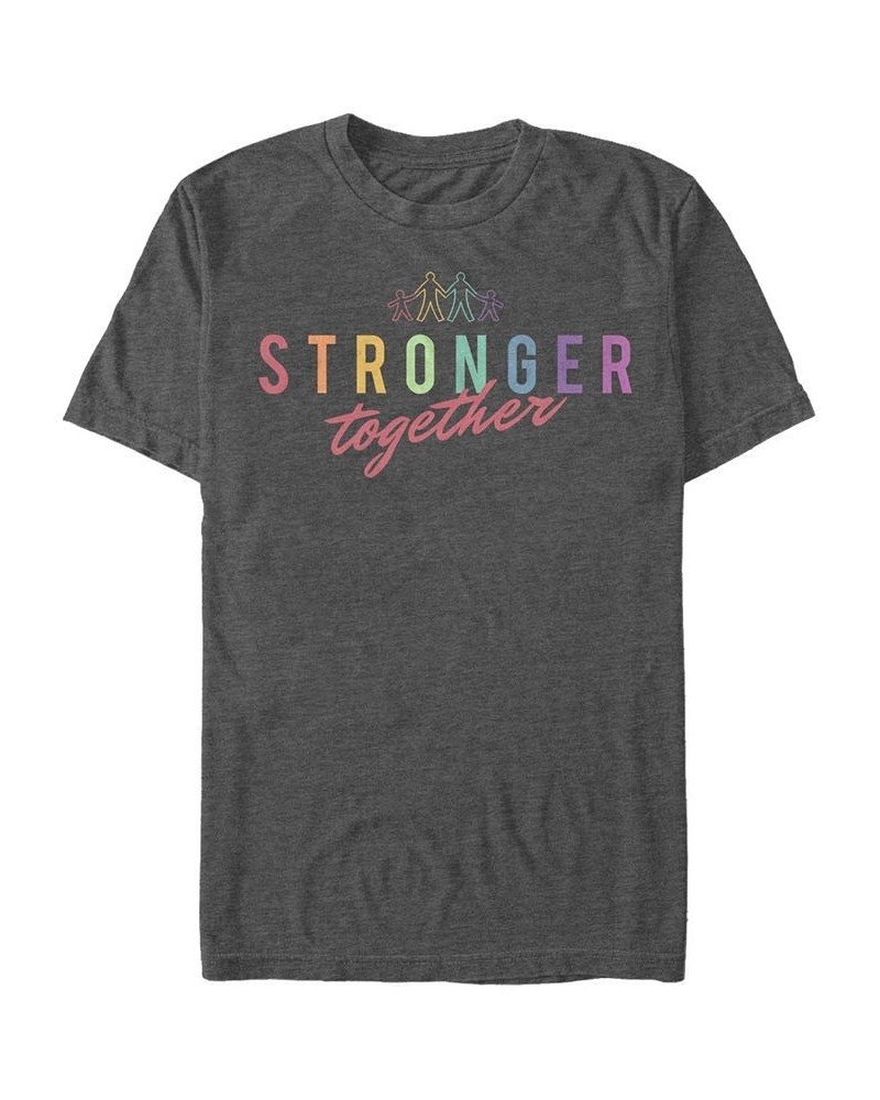 Men's Strong Family Short Sleeve Crew T-shirt Gray $20.99 T-Shirts