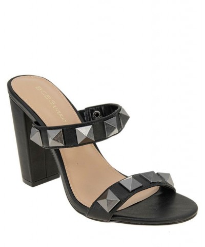 Women's Borani Block Heel Sandal Black $45.78 Shoes