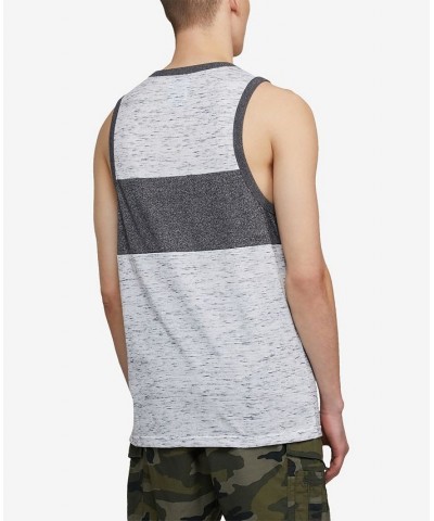 Men's Big and Tall Chest Band Tank Top Multi $22.08 T-Shirts