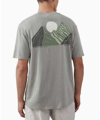 Men's Active Graphic T-shirt Green $18.90 T-Shirts