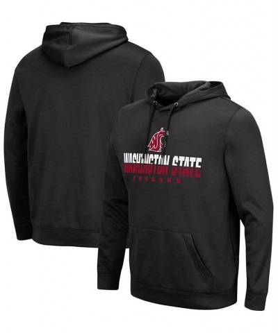 Men's Black Washington State Cougars Lantern Pullover Hoodie $26.00 Sweatshirt
