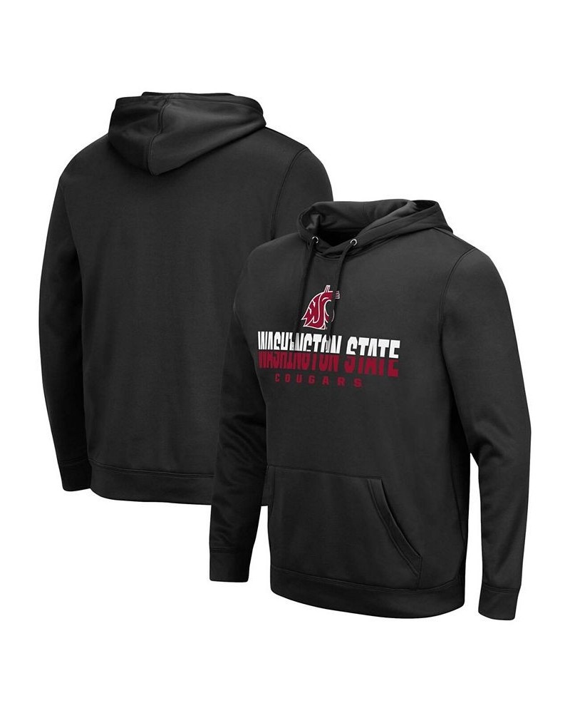 Men's Black Washington State Cougars Lantern Pullover Hoodie $26.00 Sweatshirt