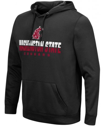 Men's Black Washington State Cougars Lantern Pullover Hoodie $26.00 Sweatshirt