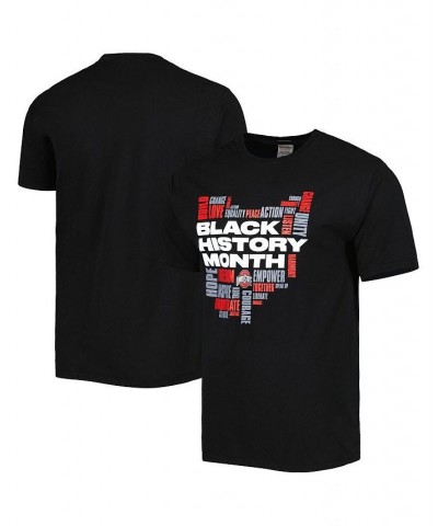 Men's Black Ohio State Buckeyes Black History Month Basketball T-shirt $16.40 T-Shirts