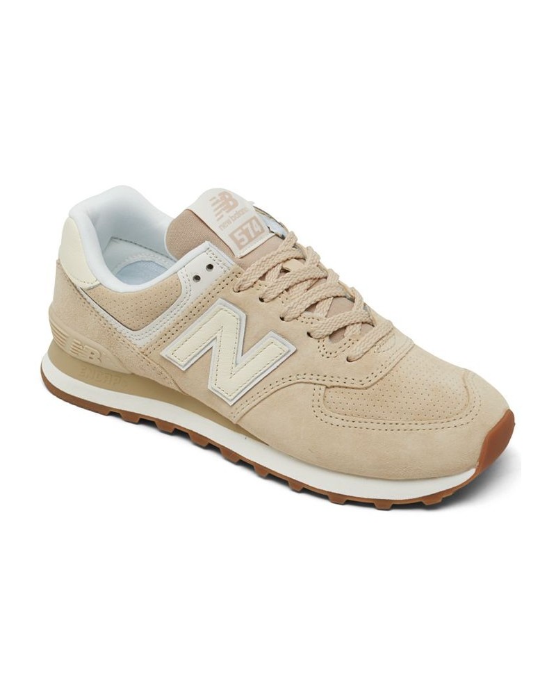 Women's 574 Casual Sneakers Tan/Beige $51.30 Shoes