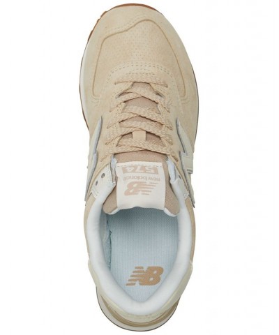 Women's 574 Casual Sneakers Tan/Beige $51.30 Shoes