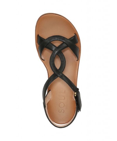 Solo Strappy Sandals Black $36.49 Shoes