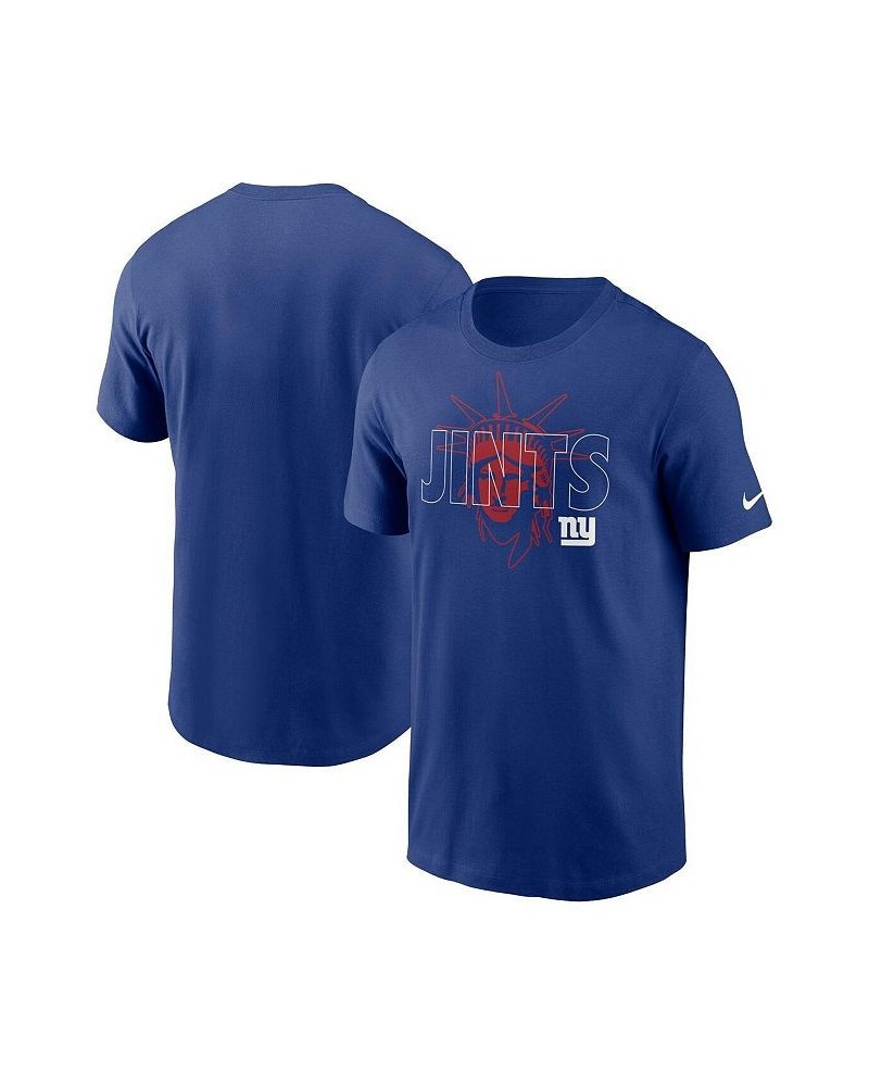 Men's Royal New York Giants Local Essential T-shirt $22.94 T-Shirts