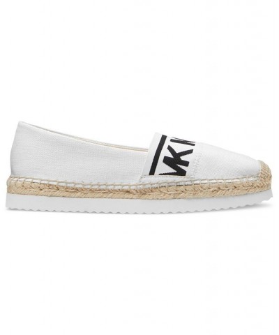 Women's Vicky Slip-On Logo Espadrille Flats Black $40.50 Shoes