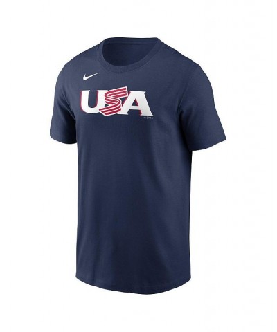 Men's Pete Alonso Navy USA Baseball 2023 World Baseball Classic Name and Number T-shirt $24.00 T-Shirts