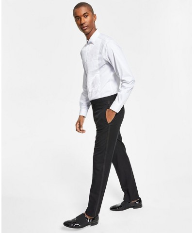 Men's Slim-Fit Stretch Black Tuxedo Pants Black $30.55 Suits