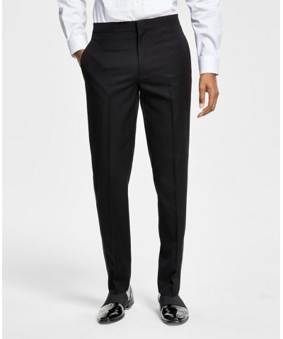 Men's Slim-Fit Stretch Black Tuxedo Pants Black $30.55 Suits