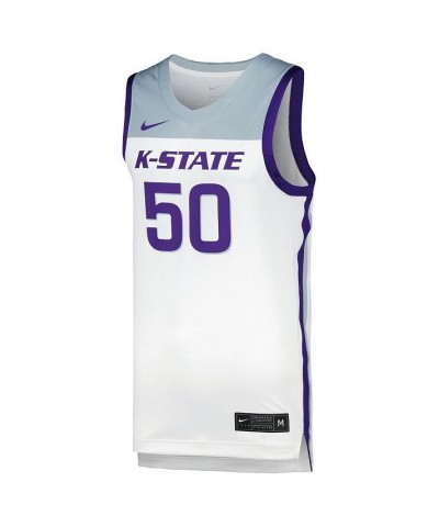 Men's and Women's White Kansas State Wildcats Replica Basketball Jersey $38.70 Jersey