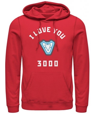 Marvel Men's Avengers Endgame Core Reactor I Love You 3000, Pullover Hoodie Red $30.36 Sweatshirt