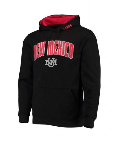 Men's Black New Mexico Lobos Arch and Logo Pullover Hoodie $27.50 Sweatshirt