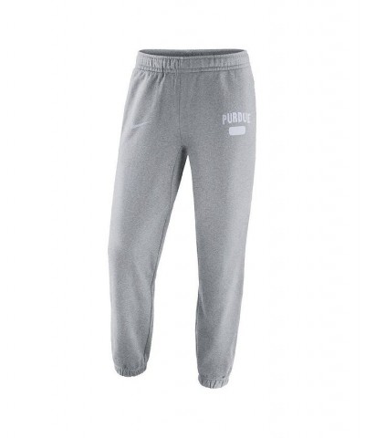 Men's Heathered Gray Purdue Boilermakers Saturday Fleece Pants $39.59 Pants