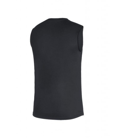 Men's Black Arizona State Sun Devils Sideline Football Locker Creator AEROREADY Sleeveless T-shirt $16.92 T-Shirts