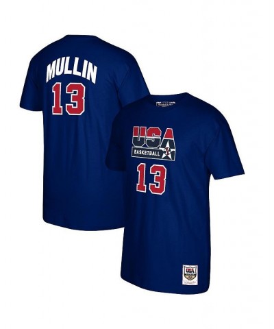 Men's Chris Mullin Navy USA Basketball 1992 Dream Team Name and Number T-shirt $29.14 T-Shirts