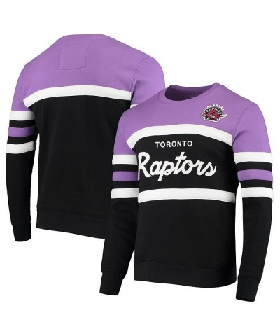Men's Black Toronto Raptors Script Head Coach Pullover Sweatshirt $35.70 Sweatshirt
