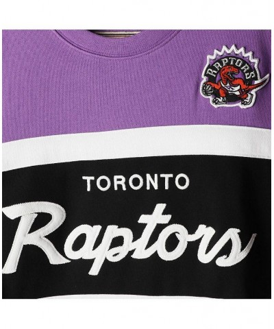 Men's Black Toronto Raptors Script Head Coach Pullover Sweatshirt $35.70 Sweatshirt