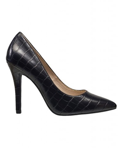 Women's Sierra Pumps Black Croco $36.72 Shoes