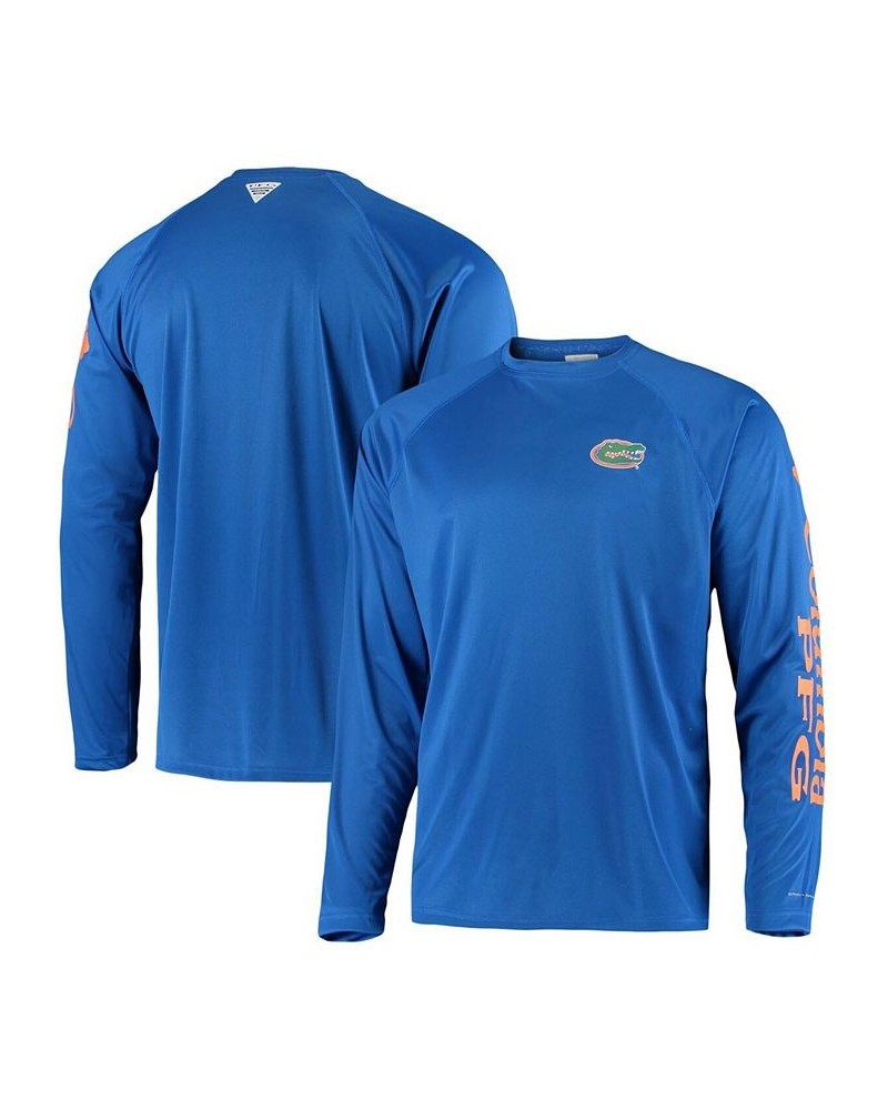 Men's PFG Royal Florida Gators Terminal Tackle Omni-Shade Long Sleeve T-shirt $18.80 T-Shirts