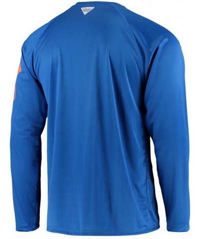 Men's PFG Royal Florida Gators Terminal Tackle Omni-Shade Long Sleeve T-shirt $18.80 T-Shirts